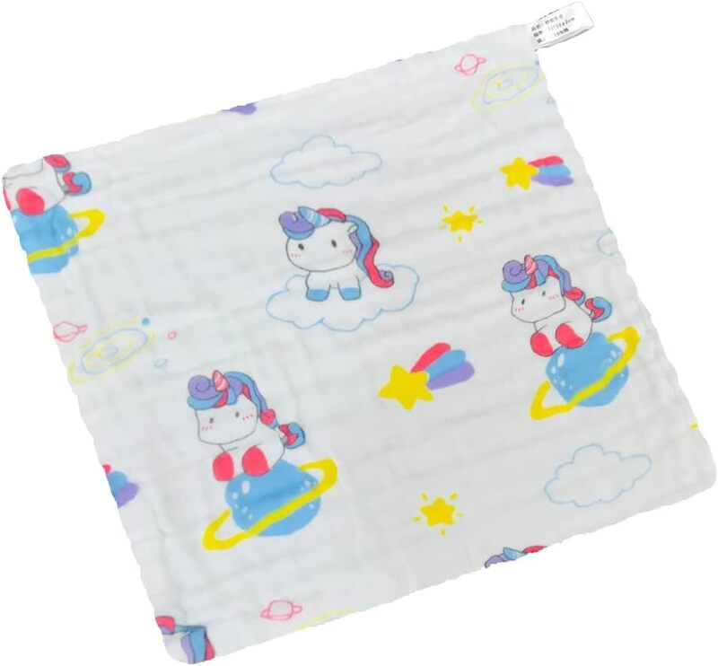 MARGOUN Baby Muslin Washcloths Soft Face Cloths for Newborn 30 * 30 cm, Absorbent Bath Face Towels, Baby Wipes, Burp Cloths or Face Towels (A10)