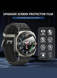 MARGOUN for Samsung Galaxy Watch 7 Ultra 3 Pack Screen Protector Tempered Glass Anti-Scratch 9H Ultra-thin Screen Protector Protective Film Cover Accessories