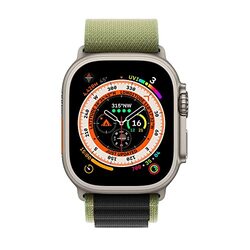 Margoun Alpine Loop Band for Apple Watch 49mm/45mm/44mm/42mm, Green/Black