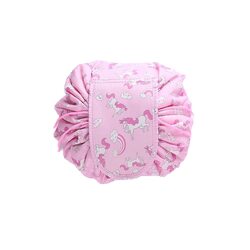 Margoun, Waterproof Drawstring Makeup Toiletry Bag, Pink