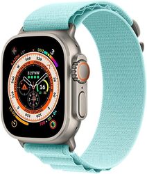 MARGOUN For Apple Watch Band 49mm 45mm 44mm 42mm Alpine Nylon Woven Sport Strap With Microfiber Cleaning Cloth Compatible For iWatch Series 8/7/SE/6/5/4/3/2/1 - B01