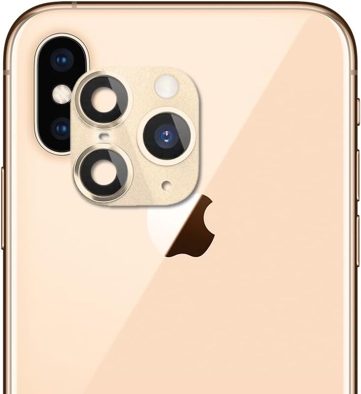 MARGOUN For iPhone X XS Camera Lens Camera Upgrade Protective Lens Change iPhone X XS to 11 Pro 11 Pro Max (Gold, 1)