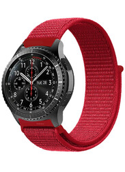 MARGOUN 22mm Nylon Strap,Compatible with Huawei GT/Huawei GT2 (46mm) /Huawei GT2 Pro/Samsung Galaxy Watch (46mm) and Galaxy Watch 3 (45mm) Sport Wristband Strap Hot Red