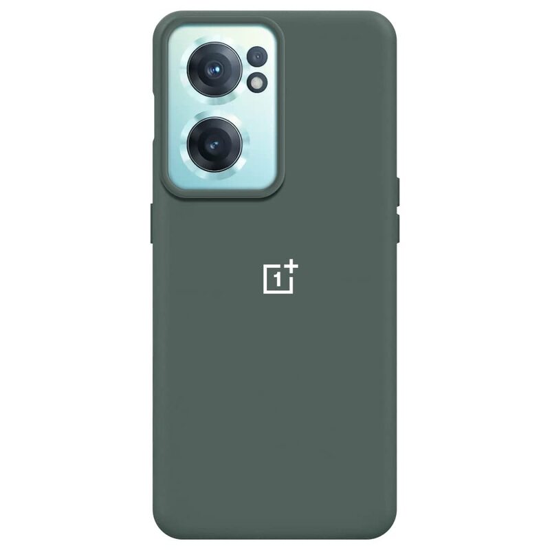 Margoun OnePlus Nord CE 2 5G TPU Silicone Soft Flexible Rubber Protective Mobile Phone Case Cover, Dark Grey