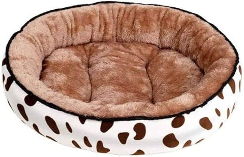 

Generic MARGOUN Pet Dog Bed Sleeping Nest Kennel for Cat Puppy Comfortable (white/brown 40cm*30cm)