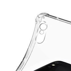 MARGOUN For Xiaomi Redmi 9A Case Cover Clear Protective TPU Four Corners Cover Transparent Soft Case