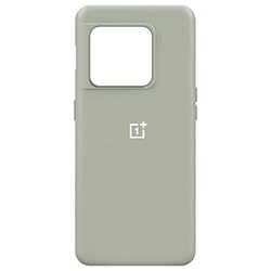 Margoun OnePlus 10 Pro TPU Silicone Soft Flexible Rubber Protective Mobile Phone Case Cover, Grey