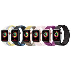 Margoun Sport Solid Colour Band for Apple Watch 49mm/45mm/44mm/42mm, 6 Piece, Multicolour