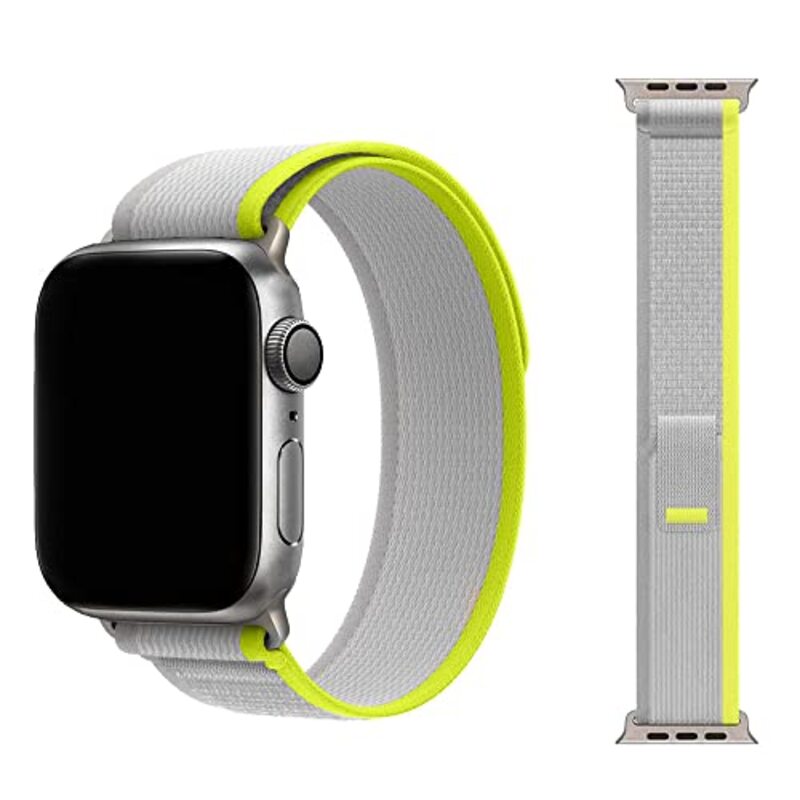 Margoun Trail Loop Band for Apple Watch 49mm/45mm/44mm/42mm, Green/Grey