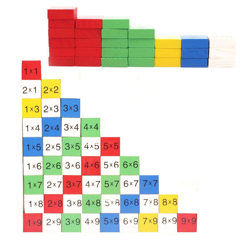 لوح خشبي للطاولة لعبة الرياضيات الخشبية ألعاب تعليمية ألعاب الضرب كأدوات تعلم الرياضيات جداول الأوقات لعبة الرياضيات لعمر 3 4 5 6 سنوات
