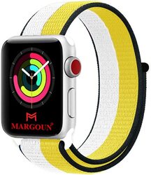 Margoun Nylon Replacement Sport Watch Band for Apple iWatch Series 8/7/6/ SE/ 5/4/3/2/1 41mm/40mm/38mm, Multicolour