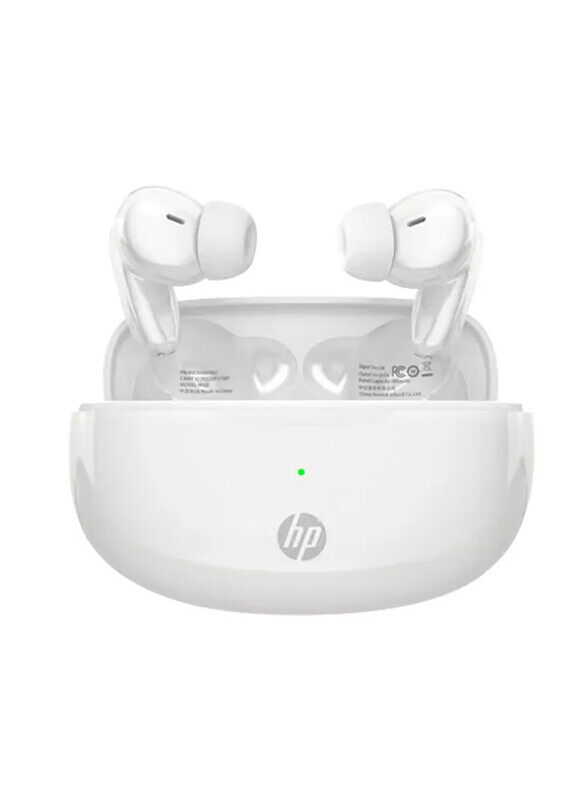 

Hp H10i Wireless Headphones with Touch Settings, Super Battery Life Portable Pocket True Wireless Headphones /White