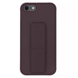 Margoun Apple iPhone 7/8 Finger Grip Holder Mobile Phone Case Cover, Brown