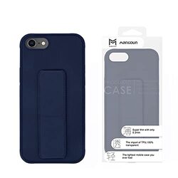 Margoun Apple iPhone 7/8 Finger Grip Holder Mobile Phone Case Cover, Dark Blue