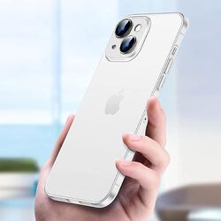 MARGOUN For iPhone 14 Case Frosted Translucent Ultra Slim Cover Anti-Slip Camera Lens Protection (iphone 14 clear)