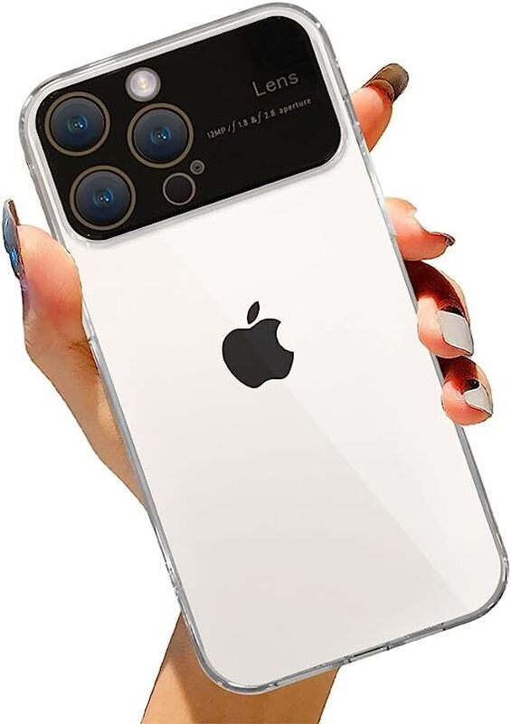 MARGOUN For iPhone 14 Pro Max Case Cover Luxury Mirror Effect Hard Case (iPhone 14 Pro Max, Clear Border)