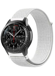 MARGOUN 22mm Nylon Strap,Compatible with Huawei GT/Huawei GT2 (46mm) /Huawei GT2 Pro/Samsung Galaxy Watch (46mm) and Galaxy Watch 3 (45mm) Sport Wristband Strap Dusty White