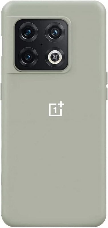 Margoun OnePlus 10 Pro TPU Silicone Soft Flexible Rubber Protective Mobile Phone Case Cover, Grey