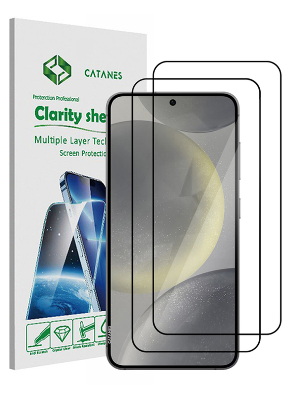 

Margoun CATANES 2 Pack Samsung Galaxy S24 Plus Screen Protector 9H Hardness Scratch Resistance Screen Protector Touch Sensitive Case Friendly Tempered Glass F