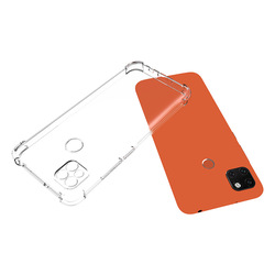 MARGOUN For Xiaomi Redmi 9C Case Cover Clear Protective TPU Four Corners Cover Transparent Soft Case