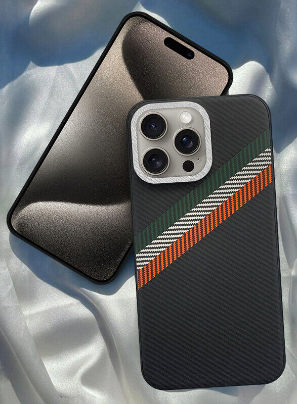 

MARGOUN for iPhone 15 Pro Case Cover Carbon Fiber Pattern Phone Case Slim Shockproof Back Cover