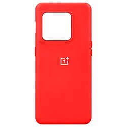 Margoun OnePlus 10 Pro TPU Silicone Soft Flexible Rubber Protective Mobile Phone Case Cover, Red