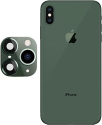 MARGOUN For iPhone X XS Camera Lens Camera Upgrade Protective Lens Change iPhone X XS to 11 Pro 11 Pro Max (Green, 1)