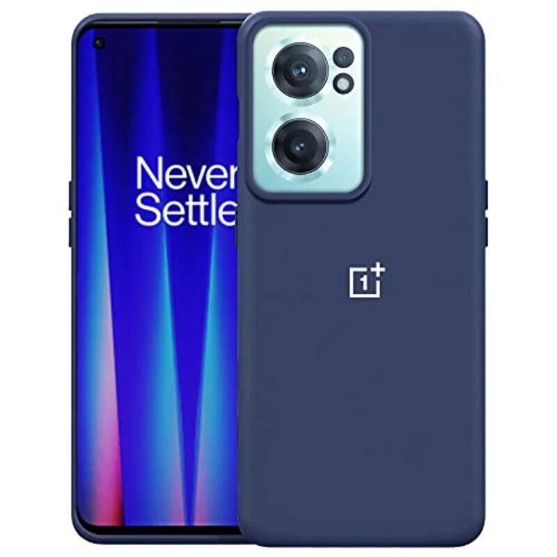 Margoun OnePlus Nord CE 2 5G TPU Silicone Soft Flexible Rubber Protective Mobile Phone Case Cover, Dark Blue