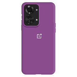 Margoun OnePlus Nord 2T Silicone Soft Flexible Rubber Protective Mobile Phone Case Cover, Purple