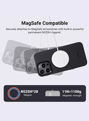 PITAKA iPhone 15 Pro MagEZ case Aramid Fiber MagSafe Slim Light Case Less Touch Feeling MagEZ Case Black/White