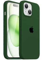 MARGOUN iPhone 15 Plus Case Silicone Case Cover Durable and Anti Scratch Back Cover Green