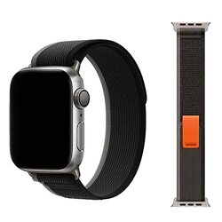 Margoun Trail Loop Band for Apple Watch 49mm/45mm/44mm/42mm, 2 Piece, Light Grey/Black