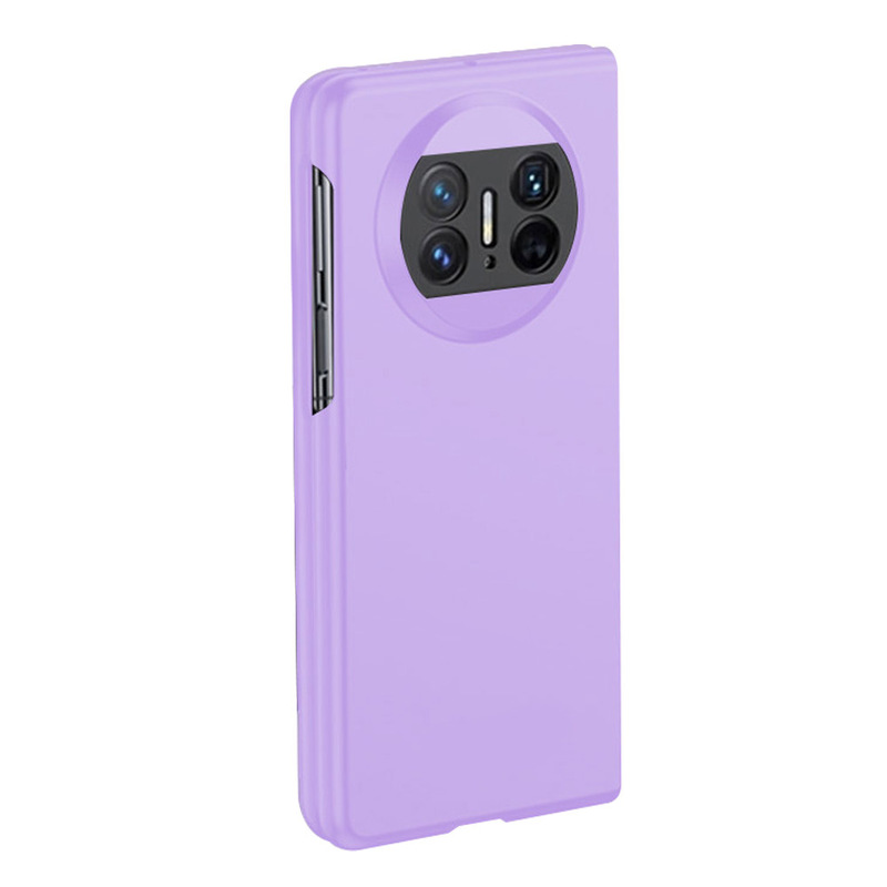 MARGOUN for Huawei Mate X3 Case Flip Cover 7.85 inch Skin-feel Shockproof Full Coverage Phone Case (Purple)