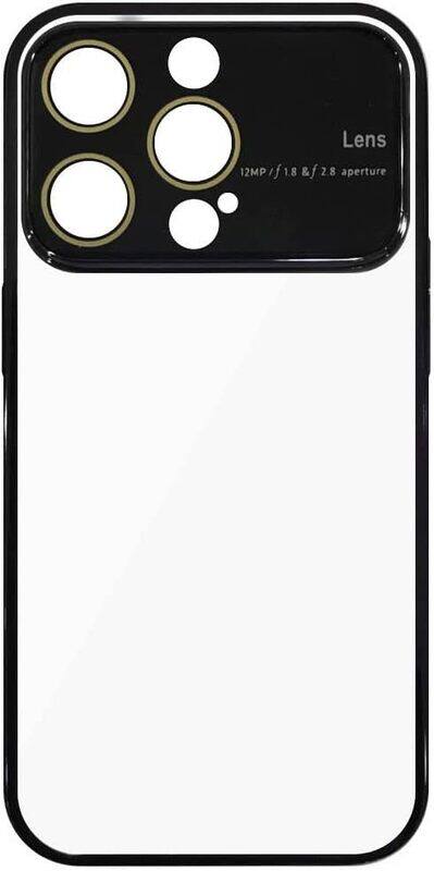 

MARGOUN For iPhone 14 Pro Max Case Cover Luxury Mirror Effect Hard Case (iPhone 14 Pro Max, Black Border)