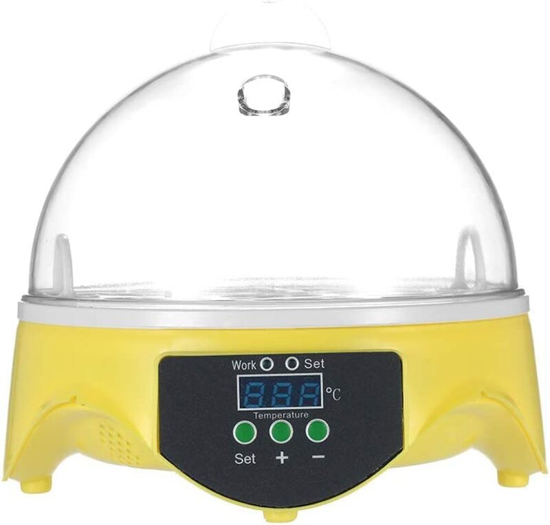 Margoun 7 Eggs Mini Digital Electric Egg Boiler, Yellow