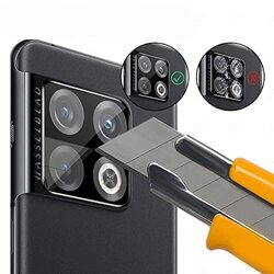 Margoun Oneplus 10 Pro Hardness Glass Scratch Resistant Camera Lens, 2 Pieces, Black