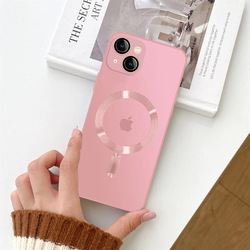 MARGOUN for iphone 14 Case and Cover With MagSafe Built-in High-Grade TPU Material Pink