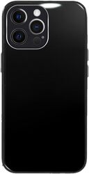 MARGOUN for iPhone 12 Pro Case Cover Electroplated Hard Glossy Case with Camera Protection (iphone 12 Pro, Black)