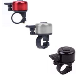 Margoun Universal Bicycle Handlebar Loud Ring Bell, 3-Pieces, Multicolour