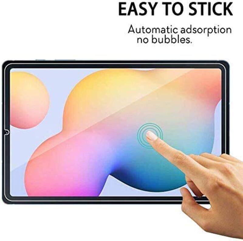 Margoun Samsung Galaxy Tab S6 Lite Tablet 9H Hardness HD Tempered Glass Screen Protector, 2 Pieces, Clear