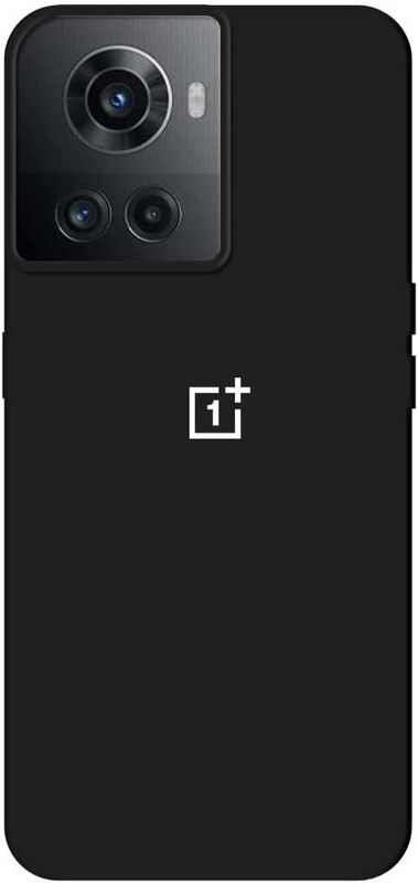 MARGOUN for OnePlus 10R Case/OnePlus Ace Case Silicone Soft Flexible Rubber Protective Cover (Black)