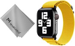 MARGOUN For Apple Watch Band 49mm 45mm 44mm 42mm Alpine Nylon Woven Sport Strap With Microfiber Cleaning Cloth Compatible For iWatch Series 8/7/SE/6/5/4/3/2/1 - B08