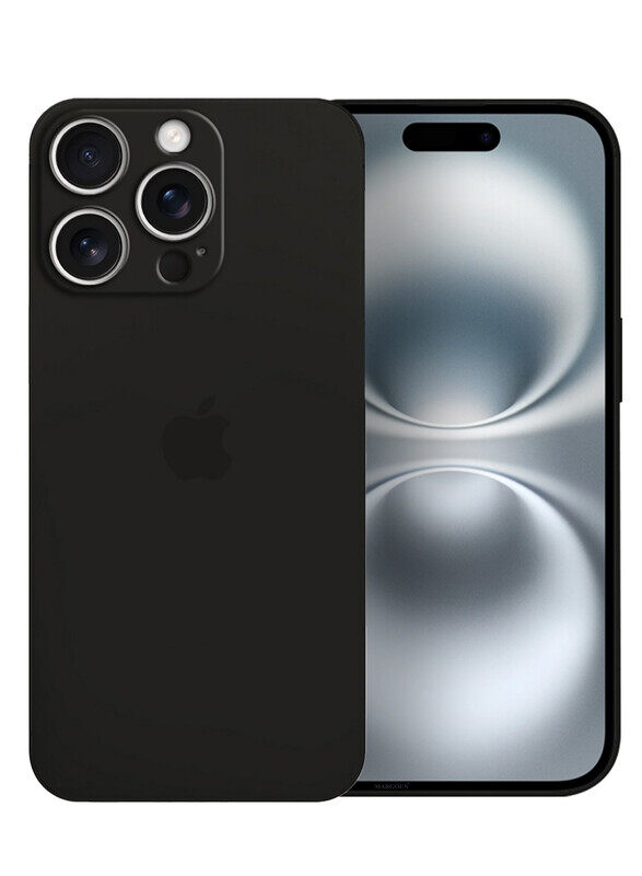 

MARGOUN for iPhone 16 Pro Case Cover Air Skin Series Back Cover Sturdy Durable Thin Case Drop Protection Cover Clear / Black
