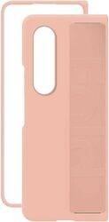 MARGOUN Compatible with Samsung Galaxy Z Fold 4 Case (2022) Hard Silicone Cover With Strap Hold Anti-drop (Pink)