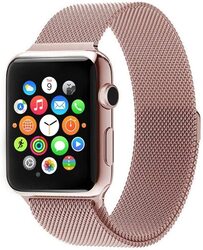 Margoun Stainless Steel Magnetic Band for Apple Watch 49mm/45mm/44mm/42mm, 3 Piece, Brown/Beige/Purple
