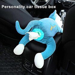 Margoun Monkey Tissue Cover Paper Holder Napkin Box for Car, Blue