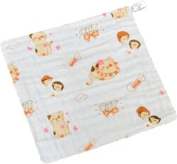 MARGOUN Baby Muslin Washcloths Soft Face Cloths for Newborn 30 * 30 cm, Absorbent Bath Face Towels, Baby Wipes, Burp Cloths or Face Towels (A15)