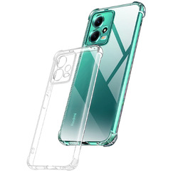 MARGOUN For Xiaomi Poco X5 Case Cover Clear Protective TPU Four Corners Cover Transparent Soft Case