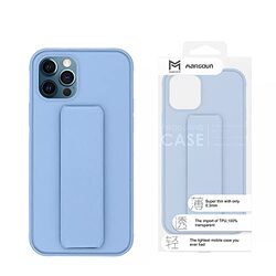 Margoun Apple iPhone 11 Pro Finger Grip Case Cover, Light Blue