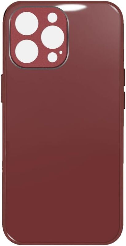 MARGOUN for iPhone 12 Pro Case Cover Electroplated Hard Glossy Case with Camera Protection (iphone 12 Pro, Red)